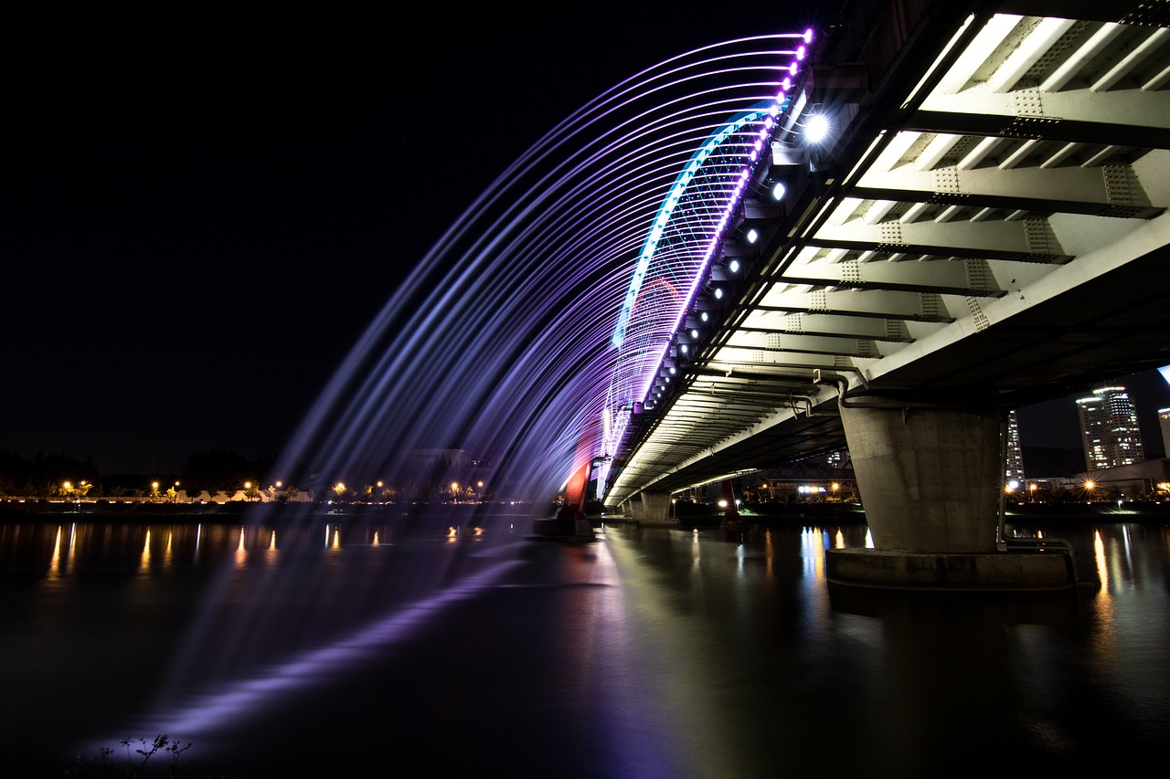Архитектурное освещение мостов: основные моменты