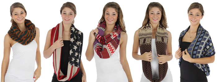 wholesale-knit-infinity-pattern-scarves