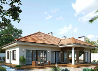 Как выполняется строительство дома с эксплуатируемой кровлей?