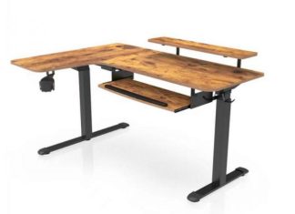 Удобство и эргономика: стол для компьютера угловой EUREKA ERK-L60L-RB